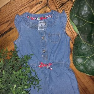 Baby girl Carter’s Denim Romper